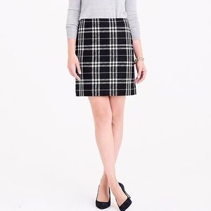 J. Crew plaid skirt